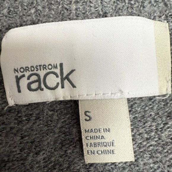 NWT Women's NORDSTROM Sweater Dress V-Neck‎ Gray | Size S - Picture 5 of 7